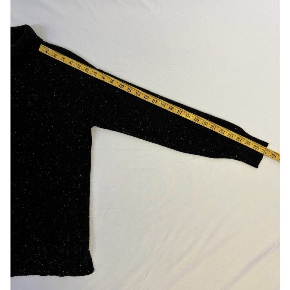 Bella Dahl Black Cashmere Speckled Turtleneck Sweater Size Women's XS - Picture 9 of 14